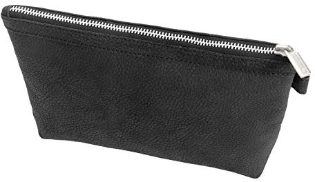 Jahn-Tasche –Taschenorganizer/Pouch/Innentasche Größe L aus Büffel-Leder, Schwarz, Modell 008