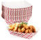 HAKACC Kraft Paper Food Tray, 50 PCS Paper Food Serving Trays Disposable Food Trays for Lunch Fast Food Snack
