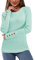 Newshows Women's Jumpers for Women UK Crew Neck Long Sleeve Tops Ladies Fit Knitted Warm Sweater Hot Light Blue