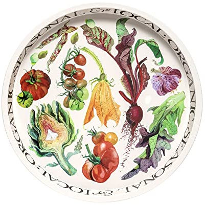 Emma Bridgewater Dig The Garden Tin Deepwell Tray 300mm diameter