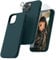 OIIAEE [5-in-1 for iPhone 13 Case 6.1,Liquid Silicone case with 2 Pack Screen Protector & 2 Pack Camera Protector, Ultra Slim Shockproof Soft Anti-Scratch Microfiber Lining—Teal