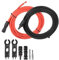 sourcing map Solar Panel Wire 20ft 8 AWG 10mm2 Solar Cable Tinned Copper Wire with Female and Male Connector Black Red for RV Boat Marine Solar Panel