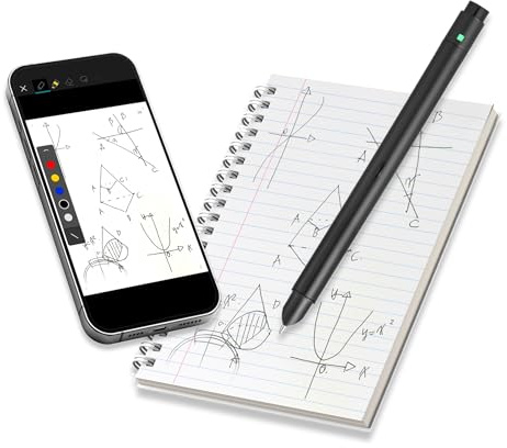 NEO SMARTPEN R1 for Android, iPhone and Laptop | Digitize Handwriting | Digital Bluetooth Pen for Real Time Sync, Handwriting to Text Transcription, Export to e-Mail and Document