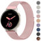 Oumida Armband für Garmin Vivoactive 3/ Vivoactive 5, 20mm Quick Ersatz Armbänder, Metall Magnet Uhrenarmband für Garmin Vivomove 3/ HR/Style/Luxe, Forerunner 55/245/ 645, Approach S40/ S42/ S12
