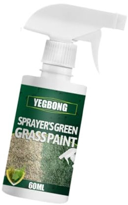 MagiDeal 60 ml Rasenfarbe zum Sprühen mit grünem Gras, hochzuverlässiges Premium-Rasenfarbwerkzeug, Rasenfarbe, Rasenfarbstoffe für die Gartenarbeit, den Hof,