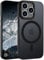 ORDA Magnetic Case for iPhone 15 Pro Max Case Compatible with MagSafe for iphone 15 Pro Max phone case Translucent Matte Slim Shockproof Cover phone case for iphone 15 Pro Max 6.7-Inch Black