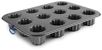 IBILI - Moule à cannelle 12 cavités, tôle d'acier, sans PFAS