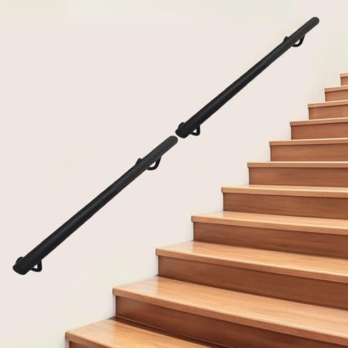 Metall-Handlauf für Treppen, Innenwand, Geländer, Sicherheits-Haltegriff für Dachboden-Treppen, 30 cm Länge