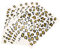 IWOWHERO 6pcs Leopard Print Transfer Stickers Realistic Temporary Body Art Sticker Vinyl Leopard Decal for Marking and Decorating