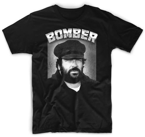 Bud Spencer 'Der Bomber' T-Shirt (schwarz) (S)