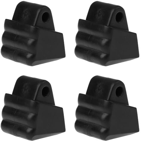Mucshim Rollschuh Stopper 4-Pack Bremsstopper Fuer Inline Skates Schwarz | Rollschuh Stopper 4-Pack aus Kunststoff, langlebig und einfach zu ersetzen, ideal für Outdoor Inline Skates, Schwarz.