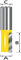 Makita Fraeser Nut Einschneider, 4 mm, D-10017