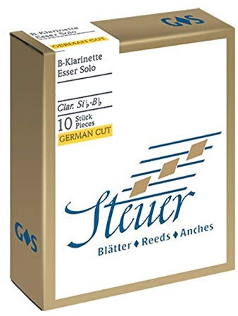 Steuer 738014 Blatt BB-Klarinette Solo White Line 2.5 deutscher Schnitt 10er-Packung