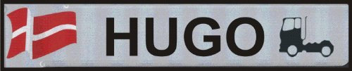 Nummernschilder geprägt zum Selbstgestalten ✓ Witterungsbeständig Individuelle Namensschilder, Aluminium-Schild | Autoschild mit Namen selbst gestalten | Aluschild, Kfz-Kennzeichen-Schilder