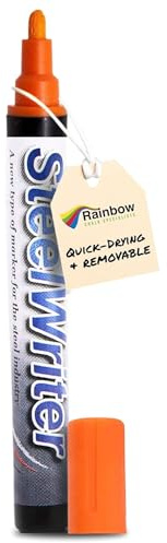 RAINBOW CHALK MARKERS LTD SteelWriter Marker Pen - Orange 5mm. For Drawing onto Steel and other Metals