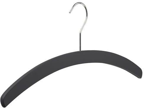Pieperconcept Kleiderbügel IXCEE Soft Touch anthrazit rutschhemmend Breite 45 cm Kugelhaken Auflagebreite 8 mm