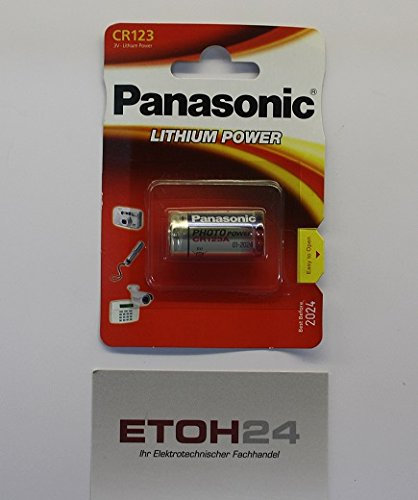 Batterie Lithium 3.0V Panasonic BAT-3V0-CR123A