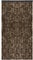 Arsvita Flauschvorhang Türvorhang (56x185 cm) in Meliert Beige-Braun als Insektenschutz für Balkon, Terrasse oder Wohnmobil, Wohnwagen, Pavillon