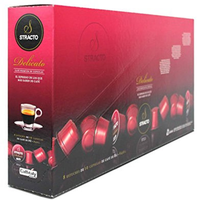 Stracto - Cápsulas de Café - Tray Box Delicato - Estuche 80 Unidades