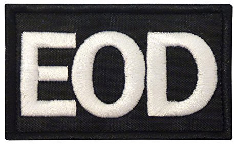 EOD Explosive Ordnance Disposal Armee Taktische Gesticktes Hook Patch