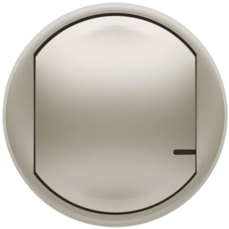 Legrand 064825 Céliane Remplacement de Enjoliveur avec Netatmo pour Interrupteur Filaire Connecté ou Commande sans Fil, Titane