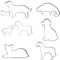 netproshop Große Plätzchenform Tiere Keksform Edelstahl mit und ohne Bastelset Auswahl, Auswahl:Pferd/Set