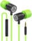 LUDOS Ultra Kopfhörer In Ear Ohrhörer mit Kabel und Mikrofon, Kristallklarer Klang, Ausgewogene Höhen und Tiefen, Neuer Memory Foam, Langlebiges Kabel, Bässe, Lautstärkeregelung, Earphones für Handy