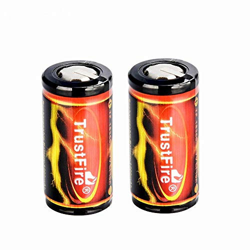 TrustFire 18350 Li-Ion Akku 3,7V 1200mAh PCB-Schutzschaltung (2 x Flat Top)