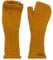KNIT FACTORY - Cleo Handstulpen - Fingerlose Handschuhe - Gestrickte Handschuhe für Winter - Damen Handstulpen aus Wolle - Hochwertige Qualität - Ocker