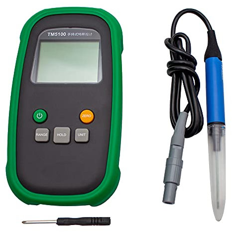 Toplionace Digitales Tesla Handgerät, TM5100 Magnetische Flussdichte B Wert Tester Permanentmagnet Gauß Messgerät