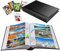 1DOT2 Fotoalbum Einsteckalbum Leder 402 Fotos 4x6 10x15cm 134 weiße Seiten mit Memo Raum zum Schreiben DIY Fotobuch 3 Einsteck-Taschen pro Seite für Familie Hochzeit Jahrestag Baby Urlaub schwarz