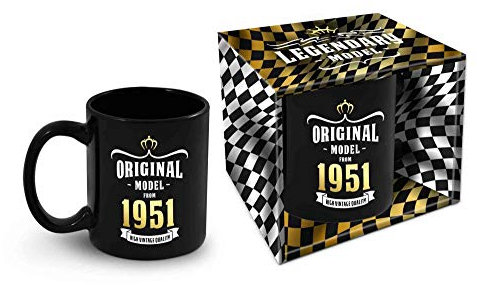 Tasse zum Geburtstag mit Geburtsjahr 1951