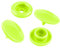 50 Druckknöpfe rund Snaps Druckknopf Snap Button Knöpfe Farb- Größenwahl, Größe:12mm, Farbe:neongelb