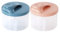 luukiy 2 Stück Milchpulver-Box, Milchpulver Portionierer Baby, Milchpulver-Spender Tragbarer, Snack-Aufbewahrung Behälter Mit 4 Fächern, Transparent Milch Pulver Spender