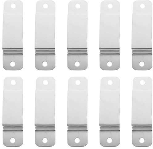 TEHAUX Maßband Clip Maßband Maßband Halter Bank Gürtel Universal Werkzeug mit Schrauben Edelstahl Werkzeug Aufhänger Aufbewahrung Dock 10 Stück für Bohrmaschine Power Belt Clip