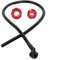 DONGKER Peep Sight, 30cm Bogenschießen Peep Visier Bow Tube Peep Sight mit 1/4& 3/16 Aluminium Peep Sight für Compoundbogen