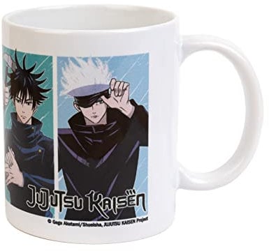 Grupo Erik - Mug Black Jujutsu Kaisen, Anime 350ml | Tasse en Céramique Sous Licence Officielle | Mug Café & Thé, Idée Cadeau Geek, Anniversaire ou Noël