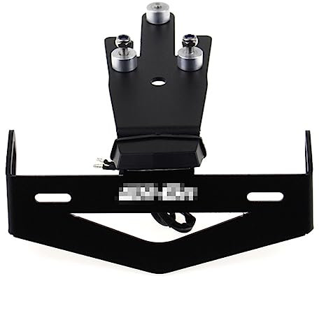 Qwtdaya Motorrad Kennzeichenhalter Kennzeichenhalter Tail Tidy Fender Eliminator Für Kawasaki Für ER6N Für ER6F Für ER-6N Für ER-6F Motorrad-Kennzeichenhalter (Color : for ER6F)