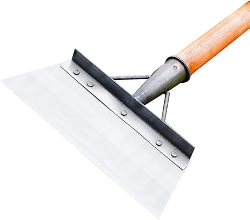 Multifunctional Cleaning Shovel, Garden Cleaning Shovel, Snow and Ice Removal Device, Flat Shovel for Weeds and Moss Garden Greening Equipment (23cm)