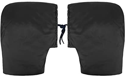 IBLUELOVER Handschuhe Motorradlenker Handwärmer Motorrad Lenkerhandschuhe Winter Warme Schutzhandschuh Wasserdicht Winddicht Fahrrad Muff Plüschfutter Lenkerzubehör für Roller Radsport