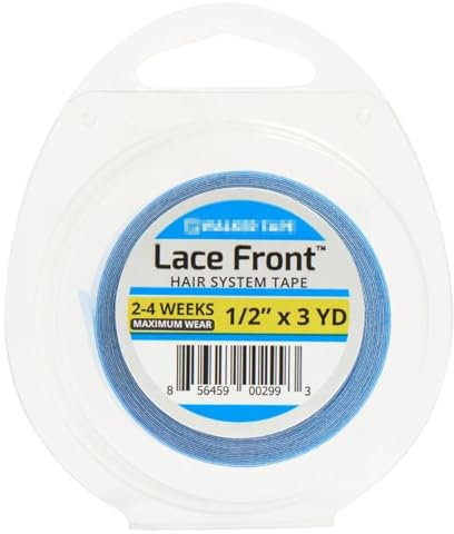 EXOTIC MYTH Double Sided Adhesive Lace Front Support Tape Roll Wig Blue Tape 1/2 inch 3 Yards (108IN)