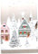 Bossi, Geschirrtuch Kalender 2024 cm.50x70-100% Baumwolle (Winterlandschaft C)