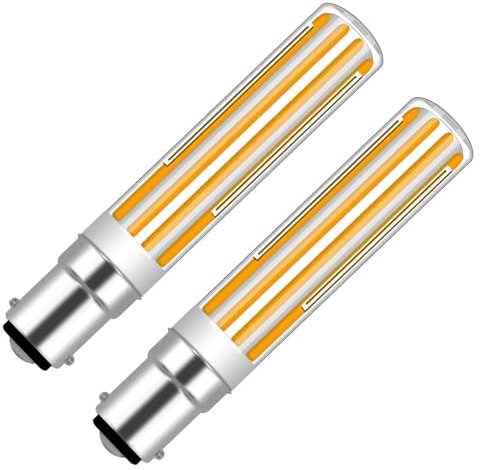 TRIJZHOU B15D LED Lampe Dimmbar 100W Glühbirnen Ersetzt Warmweiß 2700K 10W 1060Lm Maislicht 230V Lampe 2 Stück [MEHRWEG]