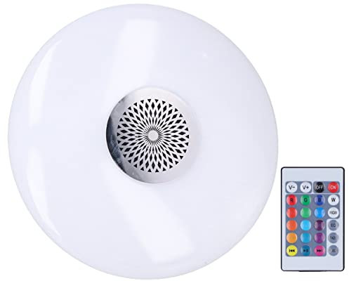 SUNGOOYUE RGB-Farbwechsel-Musiklampe mit Lautsprecher, Deckenleuchte, 85-265 V, Mehrfarbiges LED-Licht, Tanzsaal, Kinderzimmer, E27