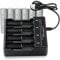 6 Pieces 18650 Rechargeable Battery 3300mAh With 18650 Rechargeable Battery Charger 3.7V Lithium Ion Battery 26650 14500 Universal Charger for 10440 (Flat Top)
