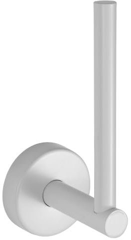 Kapitan Toilettenpapierhalter ohne Bohren, Vertikal WC Ersatzrollenhalter, Toilettenpapier aufbewahrung, Klopapierhalter Edelstahl Klebeband Wandmontage Selbstklebend (Weiß)