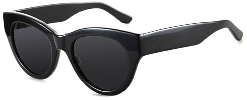 ZENOTTIC Polarisiert Sonnenbrille für Damen Cat-Eye: Trendige Cat-Eye Sonnenbrille für Damen mit UV400 Schutz