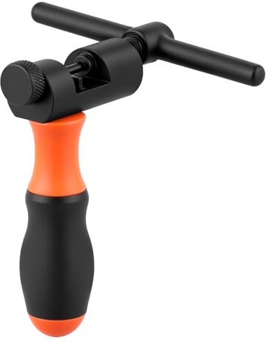 QWORK® Universeller Kettennietendrücker Kompatibel mit 1-12 Gang Fahrradketten, Vollständig Verstellbar