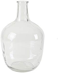SGKOMN Vase en Verre Transparent, Grand Vase hydroponique pour Table à Manger, Vase décoratif pour Fleurs fraîches à Poser au Sol