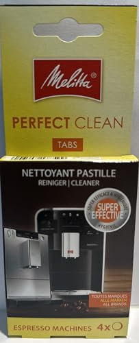 Melitta Perfect Clean Reinigertabletten für Espressomaschinen, 4 x 1,8g Tabs